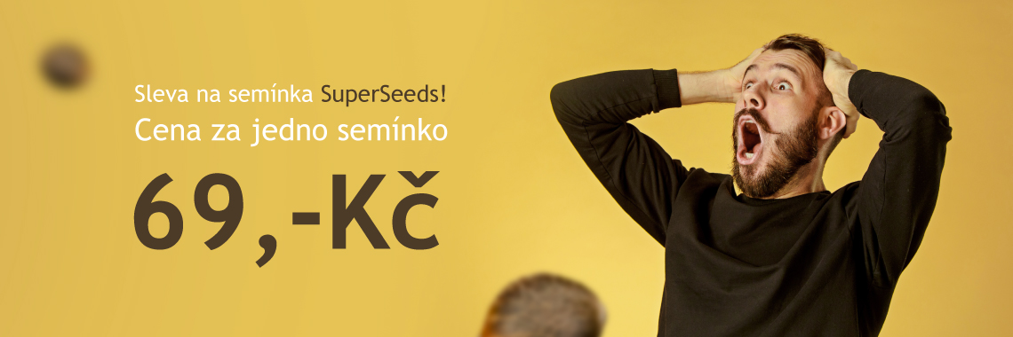 SuperSeeds semínka za 69,- Kč !!